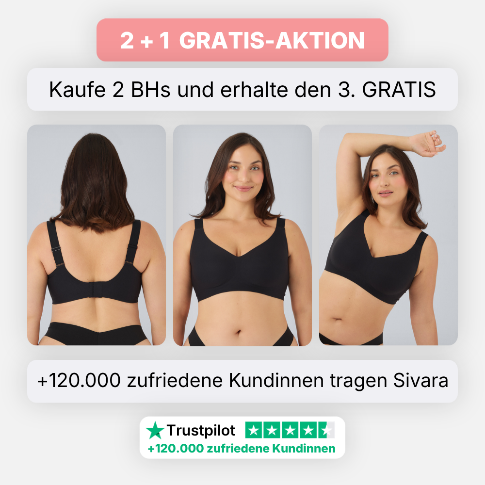 Sivara Komfort-BH Plus Naht- und Bügellos