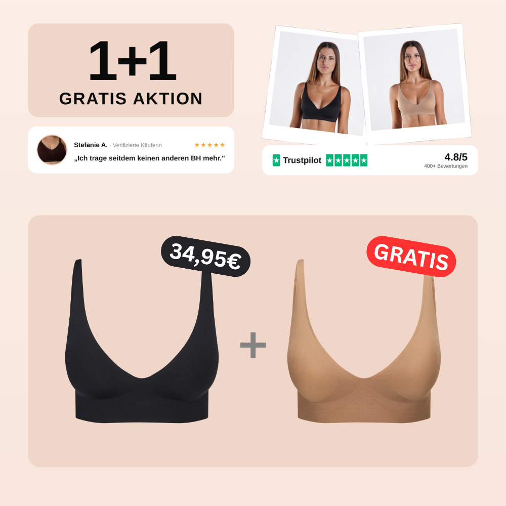 Komfort-BH 1+1 Gratis-Bundle