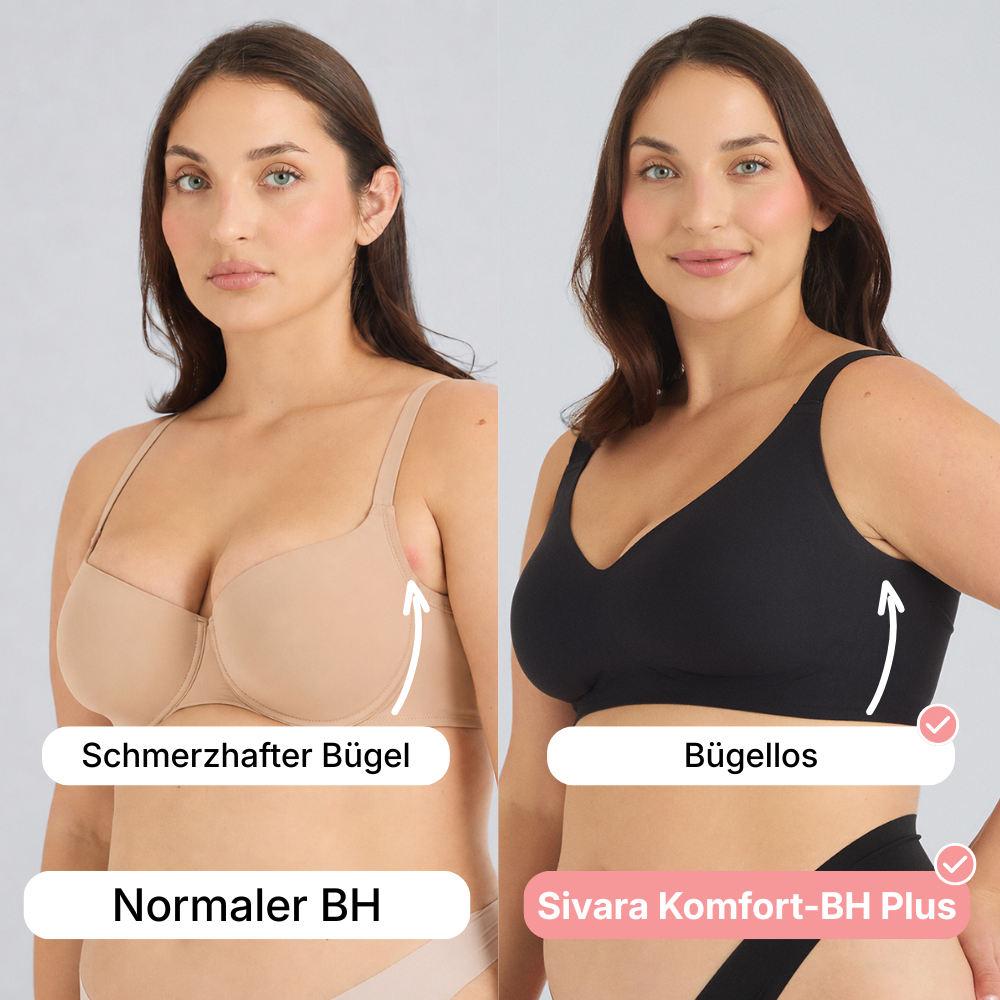 Sivara Komfort-BH Plus Naht- und Bügellos