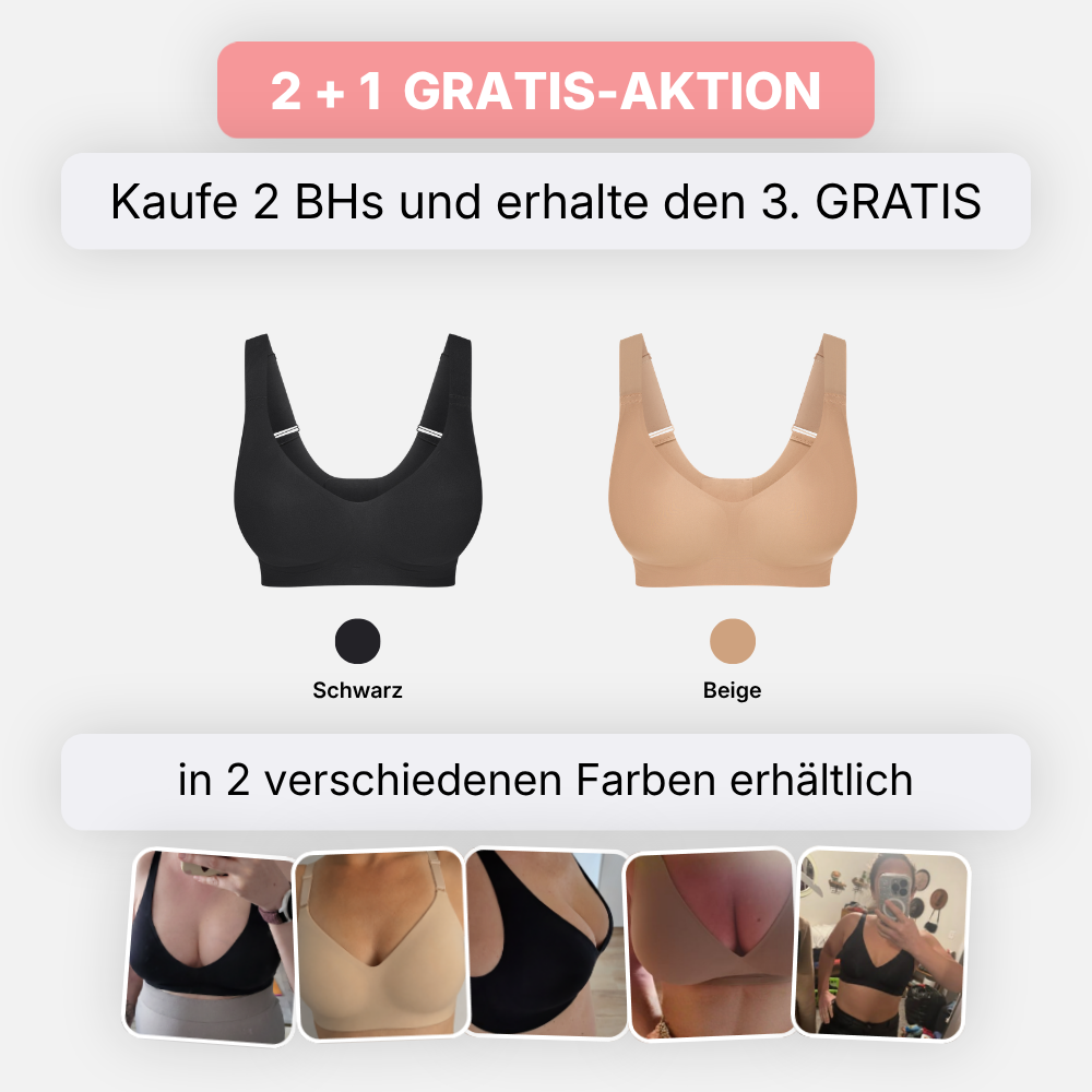Sivara Komfort-BH Plus Naht- und Bügellos