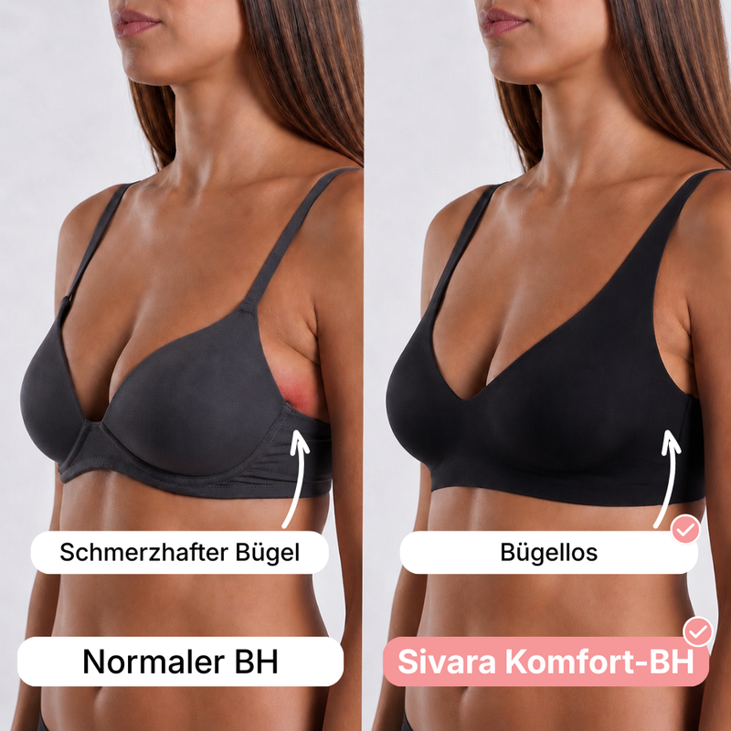Bügel-BH war gestern: Sivara Komfort-BH nahtlos & bügellos – 22 % günstiger